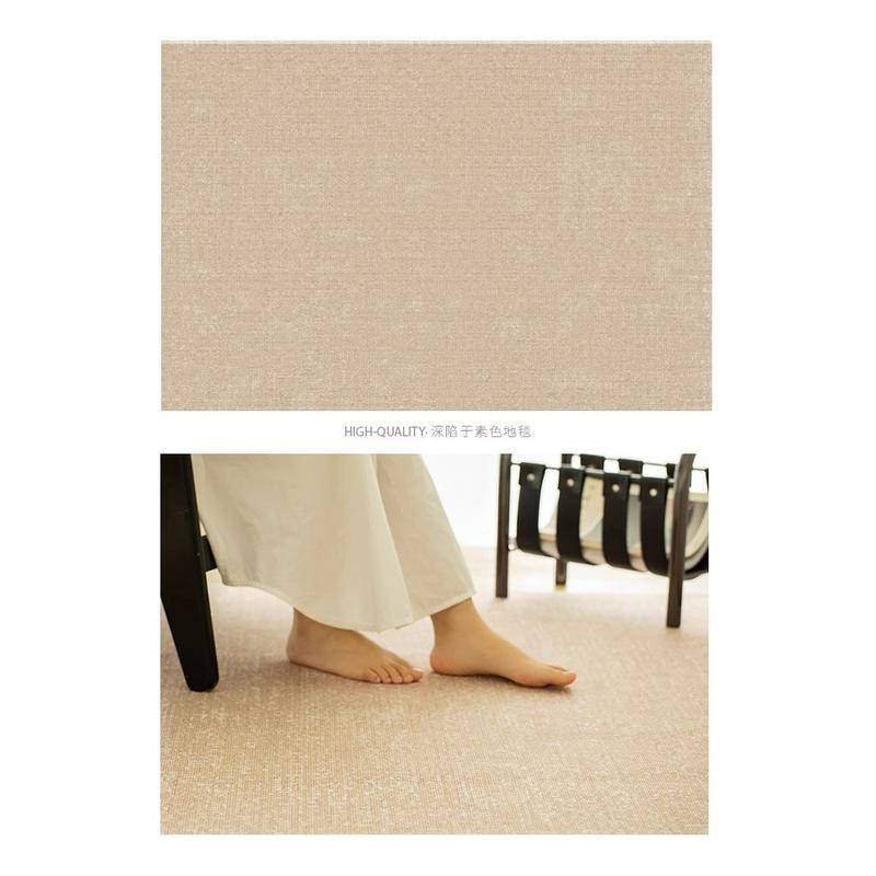 轻奢客厅地毯卧室床边地板铺垫大面积全铺沙发茶几简约高级感地垫