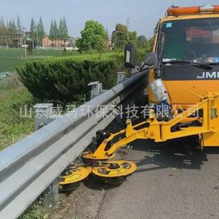割草机公路防护栏杂草打草机车载式 车载自动避障式 伸缩臂除草机