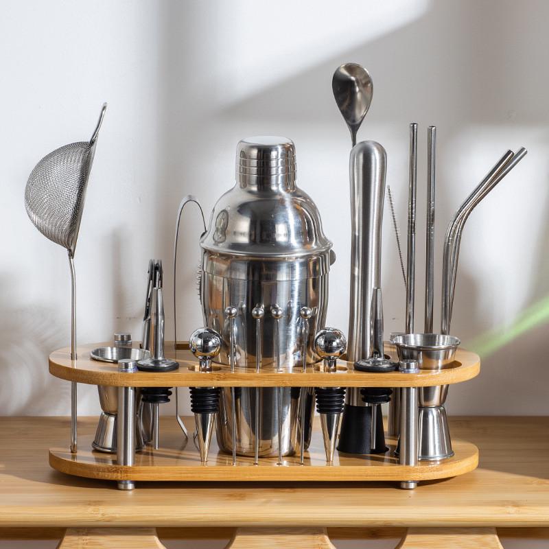 调酒器套装入门雪克杯全套不锈钢手摇家用壶工专业鸡尾酒调酒器具