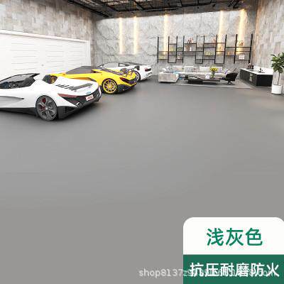 纯色绿色红色蓝色PVC塑胶地板革加厚耐磨防滑工厂车间商用地胶