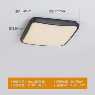 入户吸顶灯防水防虫室外阳台灯走廊大门口户外屋檐庭院三防吸顶灯