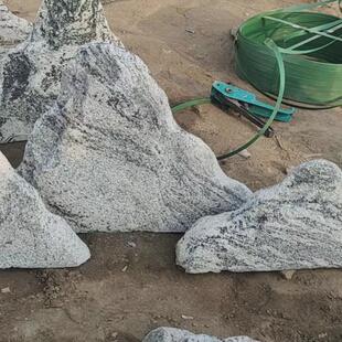 山水景观石室内枯雪浪石切片组合造景天然假山石头庭院泰山石摆件