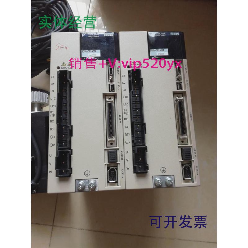 现货供应95成色新安川伺服驱动器SGDV-5R5A01A002000