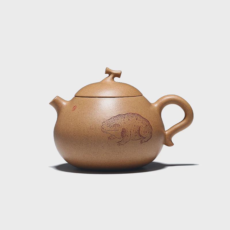 和泥家用宜兴名家纯手工紫砂壶原矿段泥茄段西施有缘泡茶壶具套装