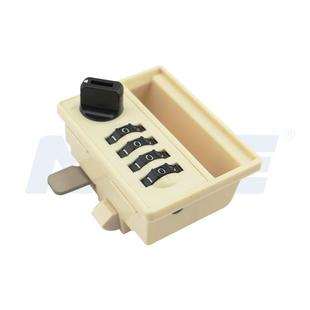 美科四位密码 锁寄存柜锁员工柜锁mk706 锁abs塑料更衣柜密码