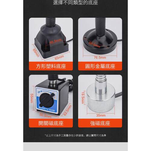 LED机床工作灯24v冲床铣床照明灯36V车床灯220V磁铁磁性工业台灯