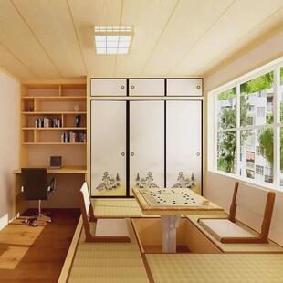 全屋定制加工全实木小户型塌塌米侧卧小房间日式榻榻米床衣柜一体