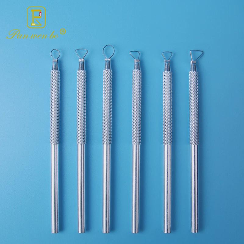陶艺工具修坯铝棒6件套油泥雕塑工具泥塑刀泥塑工具刮刀精雕粘土