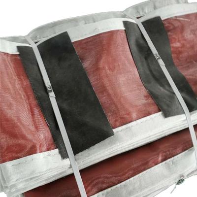 煤粉管道红色硅胶风机接软高温蒙皮鼓风机厂硅橡胶软连接制作