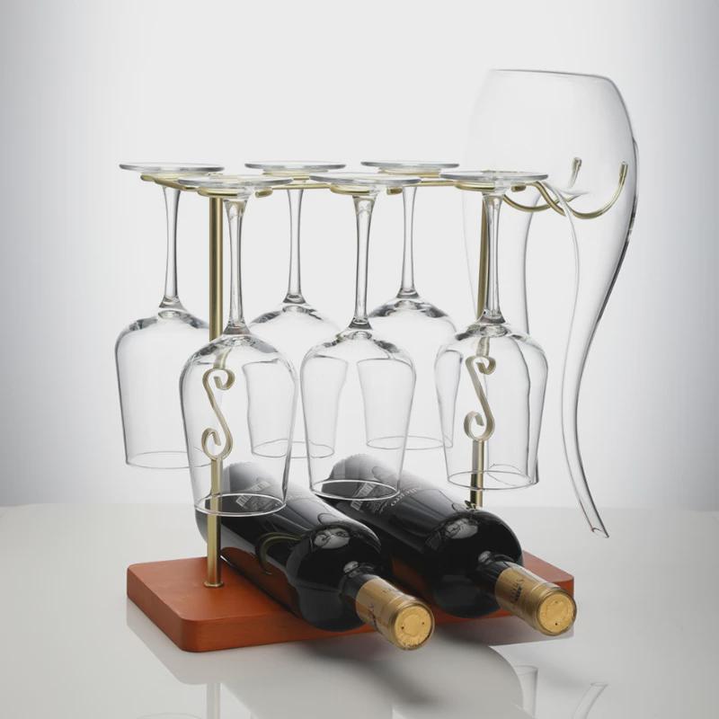 红酒杯架摆件家用倒挂酒柜置物架轻奢高档高脚杯客厅红酒专用架子