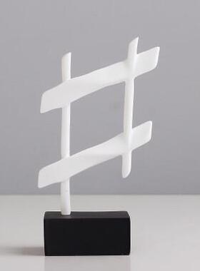 创意复古音乐符号树脂工艺品摆件家居客厅书房装饰品现代简约软装