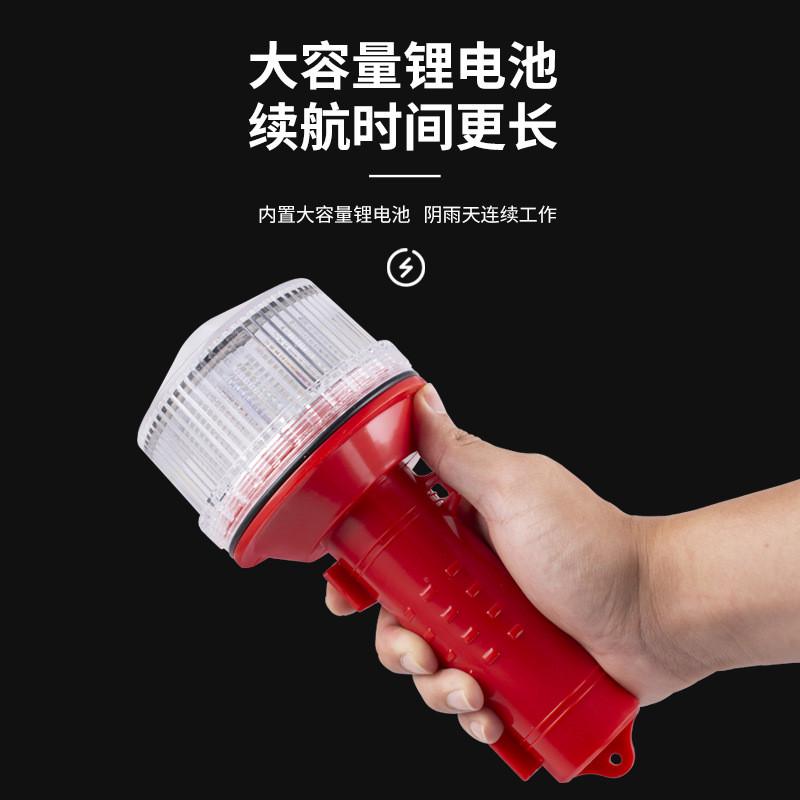 太阳能LED信号灯防水航行警示船用网标灯三色红白绿闪光定位灯