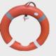 厂家直销便携式 船用2.5kg橡塑救生圈防汛救生圈游泳漂浮带绳