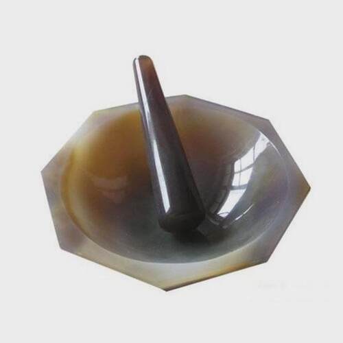 天然玛瑙实验室研钵乳钵抗研磨棒罐内径30mm-250mm抗腐蚀