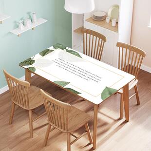 2022可防水防油不翘边软玻璃pvc餐桌垫茶几垫桌布新款定尺寸图案