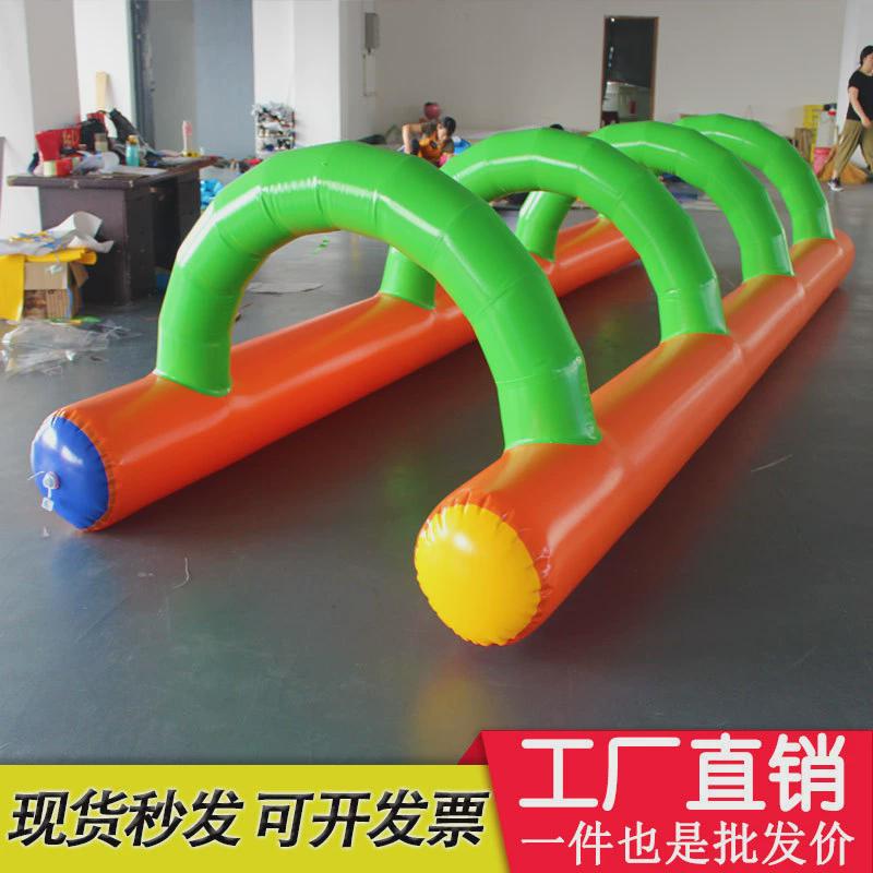 趣味运动会道具体智能户外拓展团建游戏器材跨栏充气新障碍四件套