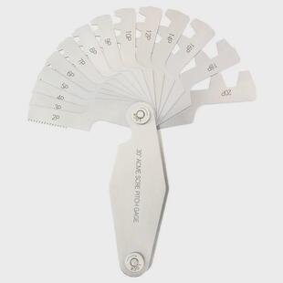 不锈铁29°英制美制30°公制米制ACME梯形螺纹样板T型螺距规牙规