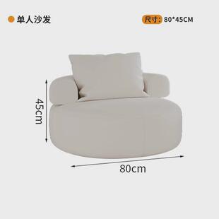 陶墨苑轻奢布艺沙发美容院服装店办公接待休闲会客影楼选片区沙发