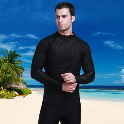 SBART新款鲨鱼皮男式装备时尚男款潜水服冲浪皮划艇浮潜服冲浪服