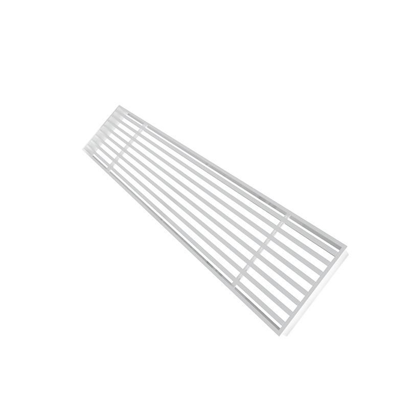 工厂直销铝合金0度线条风口百叶窄边装饰内嵌中央空调无边出风口