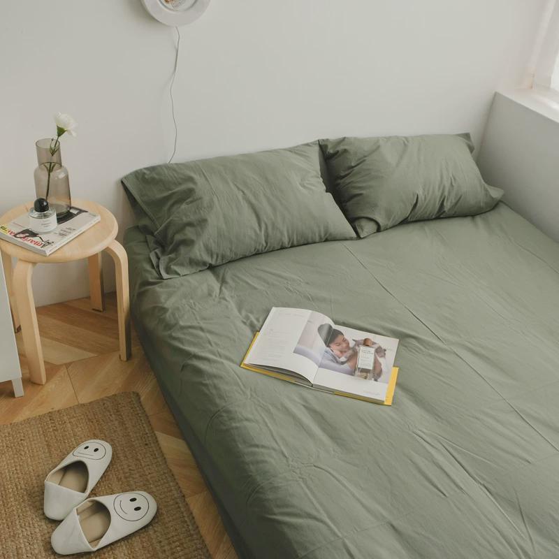 月亮睡纯棉~单品床单了水洗棉床罩100单双人学生宿舍民宿公寓