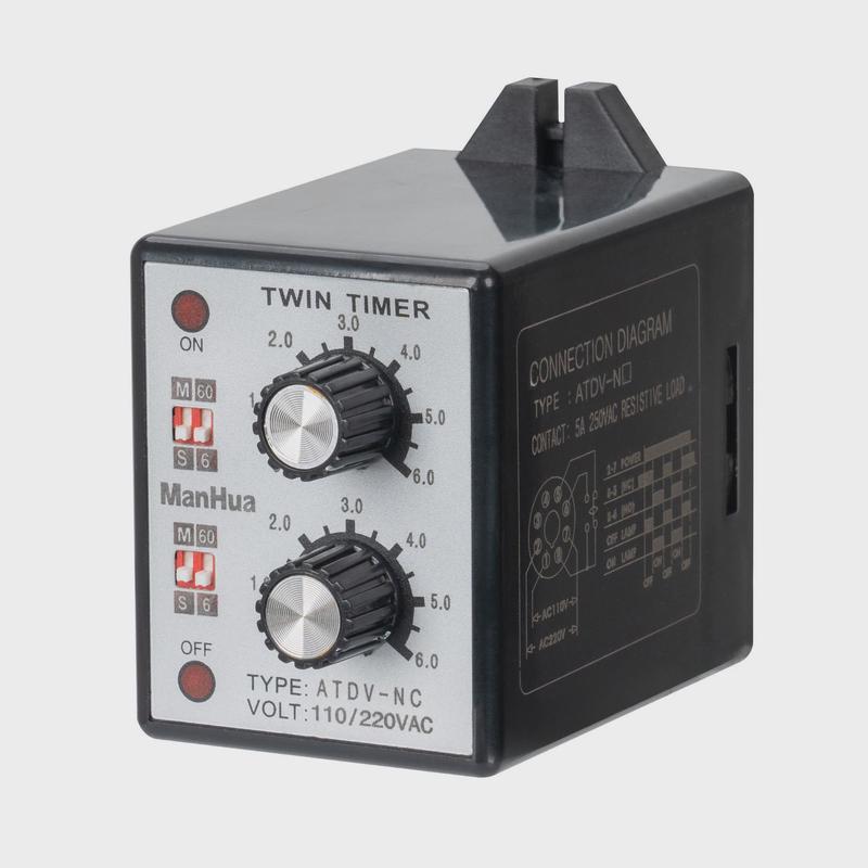 座调型多段时间继电器atdv-nc不带双循环计时器