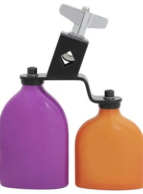 新品双色双色木鱼牛铃梆子高低音木鱼梆子油漆制成音色通透中号梆