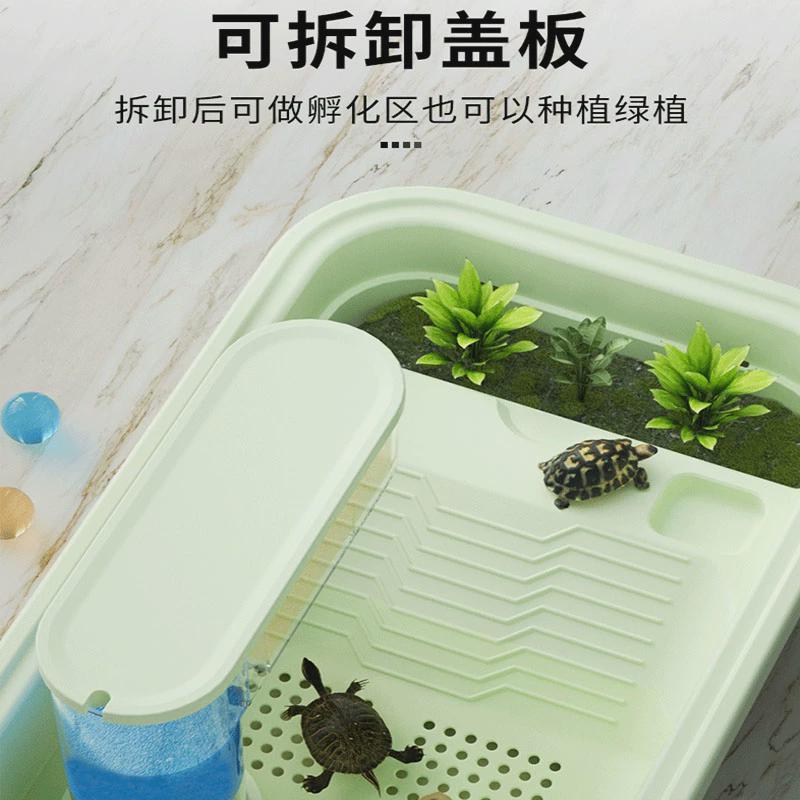 森森乌龟缸生态缸养乌龟专用缸饲养缸龟缸家用小乌龟小型鳄龟别墅图片