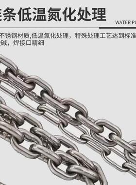 厂家定制304不锈钢手拉葫芦定制1T3T5T半不锈钢手动起重葫芦批发