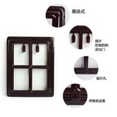 三色宠物纱窗门猫门狗门边牧金毛泰迪进出门洞第三代