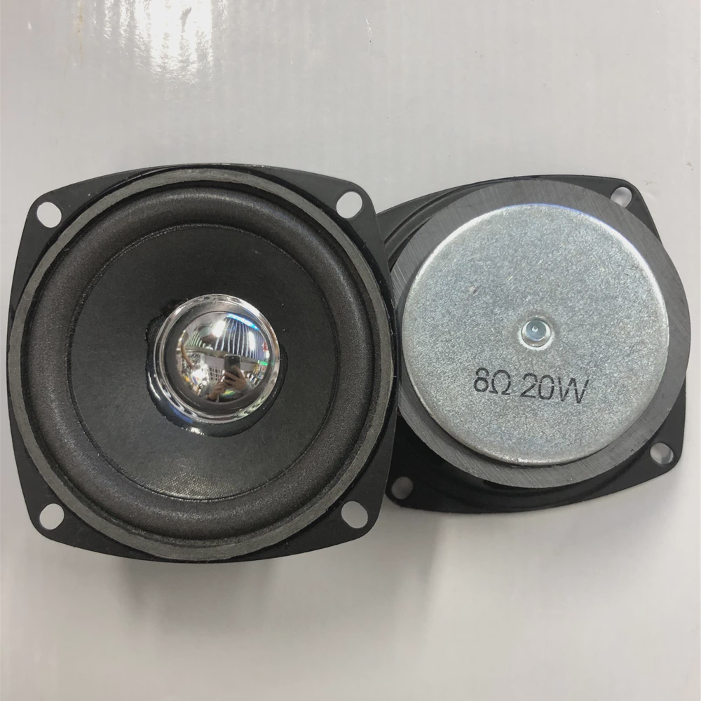 8欧20W3寸 78mm全频外磁迷你小音响电脑小音箱喇叭考黑瓷现货包邮