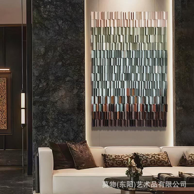 来图定制酒店装饰画北欧奶油风现代轻奢餐厅客厅玄关书房茶室挂画图片