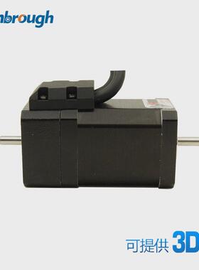 两相42双轴闭环步进电机力矩0.2Nm机身长53mm轴径5.0mm