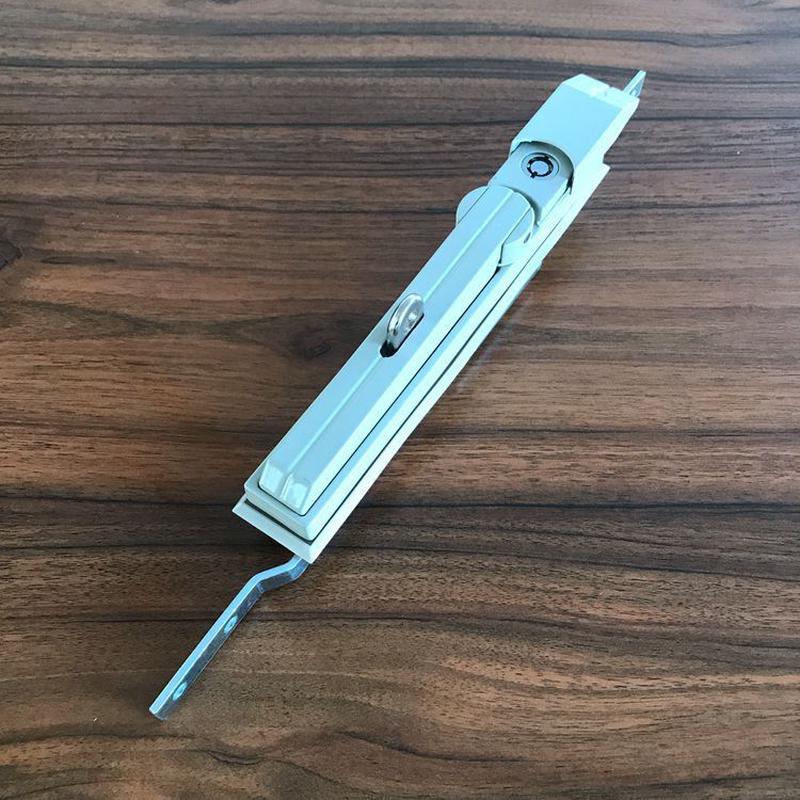 MS830银色带挂连杆锁，工业柜锁，电箱门锁，机箱机柜锁