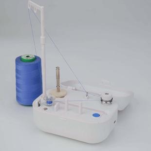 家用电动绕线机白色梭芯绕线电动日常缝纫器自动感应缠线工具