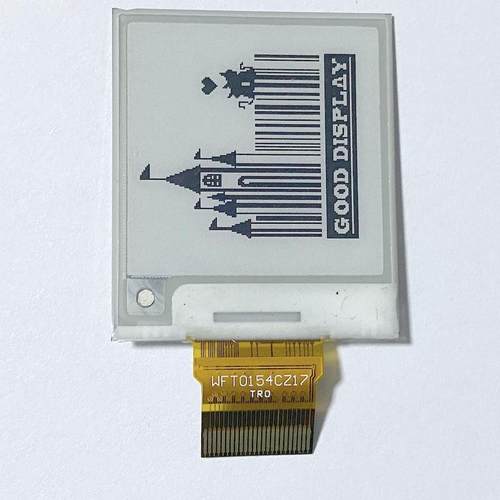 1.54寸 墨水屏/电子纸 WFT0154CZ17 支持局刷