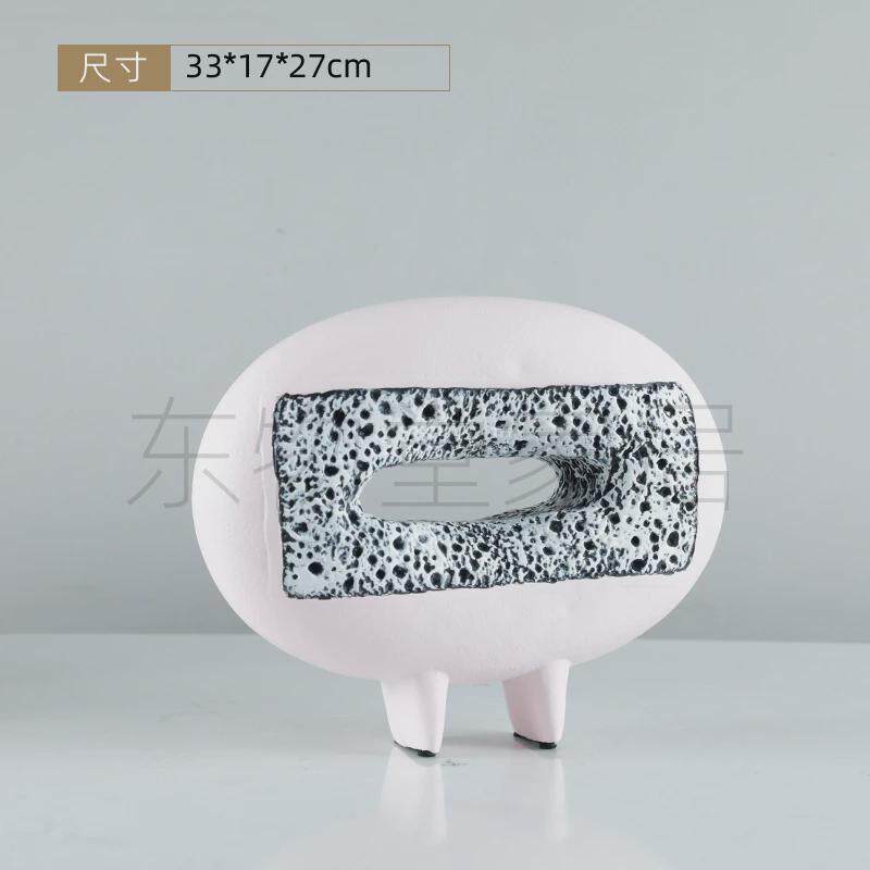 现代简约摆件树脂创意样板房售楼处桌面书柜书架树脂软装工艺品