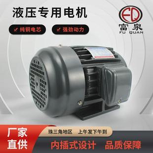 专用液压内插式 电机0.75kw1.5kw2.2kw3kw4kw5.5kw7.5kw三相电动机