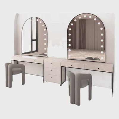 led拱门大号化妆镜影楼婚纱美容美发补带灯化妆间光化妆台梳妆镜