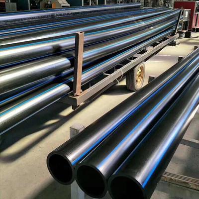 pe实壁管1000壁pe给水管大口径排水管实黑色管材农田灌溉管