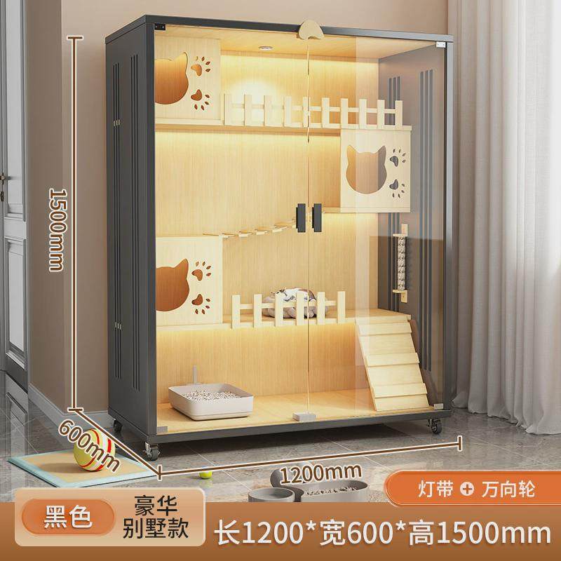 猫豪华猫别墅家用室内猫窝猫屋猫咪房子猫笼子超大自由空间舍猫柜,宠物/宠物食品及用品,猫笼子/猫别墅,淘宝优惠券,粉丝福利购,淘宝优惠卷