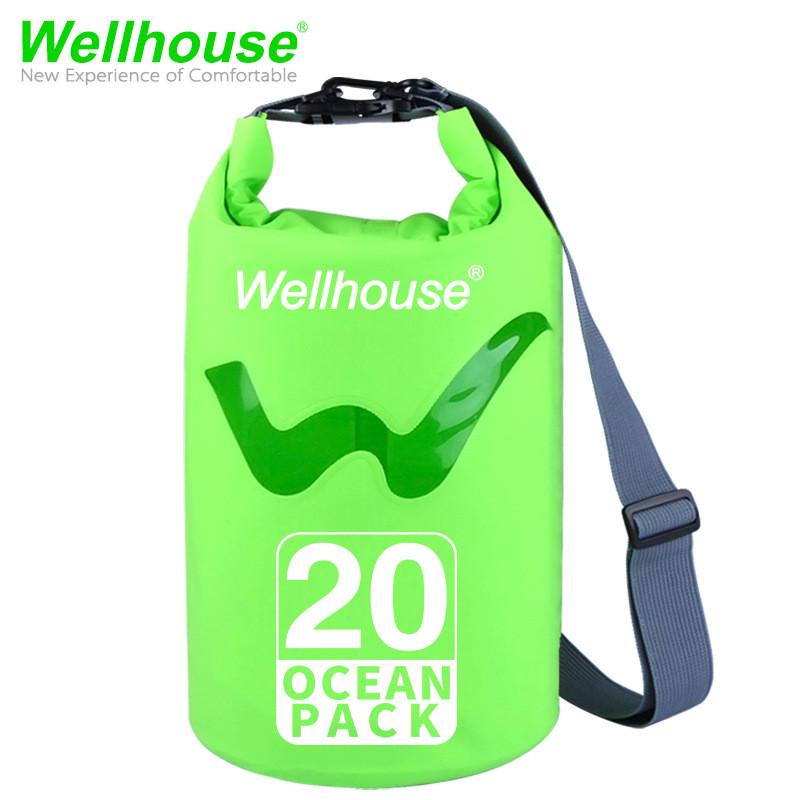 wellhouse海洋包20l多用途水上乐园双肩防水袋漂流升级