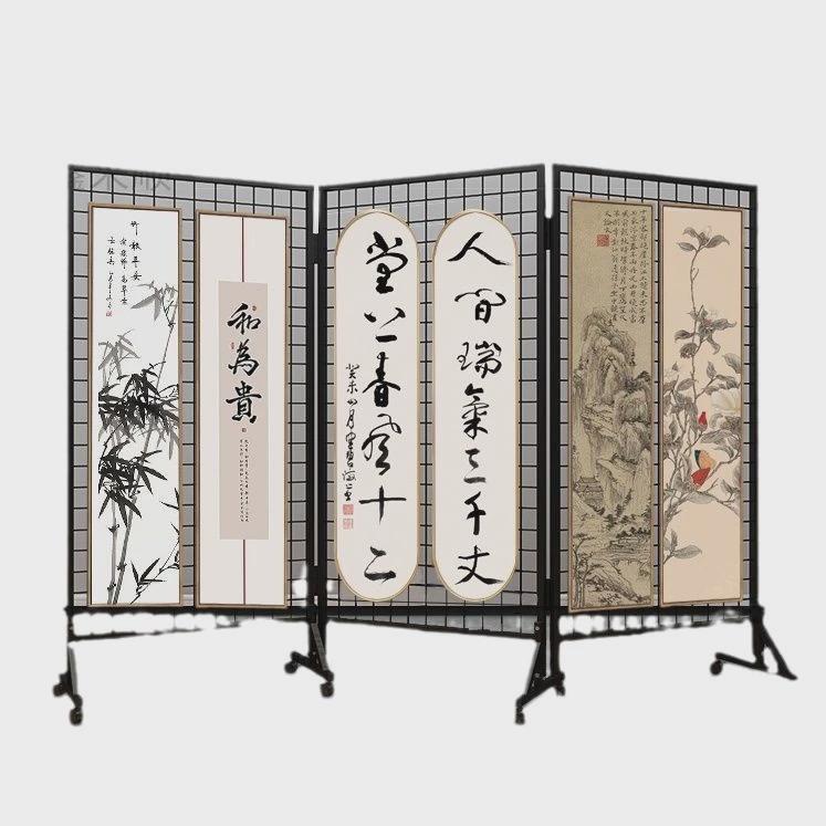 贴画展架折叠网格画展展示架画室幼儿园展示架美术展览架移动户外