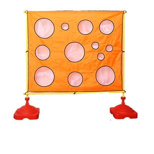 热销儿童感统训练器材沙包投掷靶盘飞盘儿童投球户外投准盘抛投粘