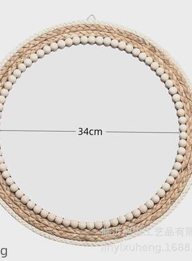 北欧镜创意艺术摄影拍摄装饰化妆镜民宿酒吧客厅玄关壁饰挂镜批发