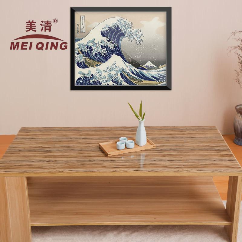 桌垫胶垫桌面茶几软玻璃隔热垫子加厚水晶垫仿木桌布木纹防水防烫
