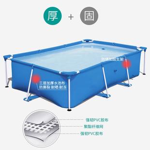 超大家庭成人游泳池加厚大型儿童支架游泳池小孩家用泳池养鱼池