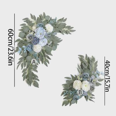 花束花婚庆仿真花2024新款椅背餐桌装饰家居摆件假花摄影拍摄