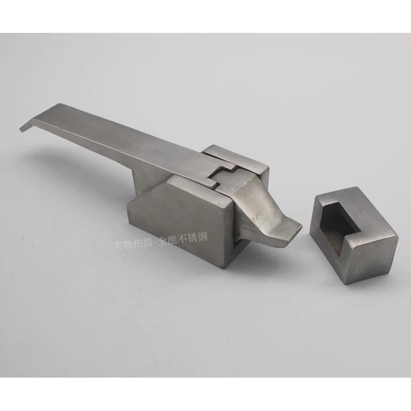 kl93不锈钢门把手烤箱门锁拉手门卡式真空锁扣dk615把手锁