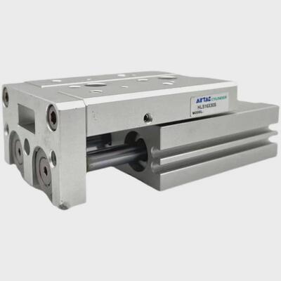 亚德客hls精密滑台气缸hls12/16x10/20/30/40/50/75/100/125sbs